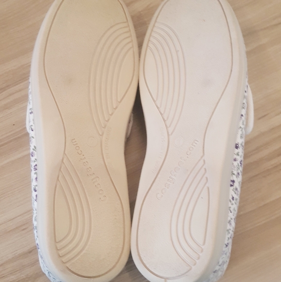 CosyFeet Sally Touch-Fastening Slipper-Shoe - UK 7 / US 9 / 10" Insole - Picture 5 of 13